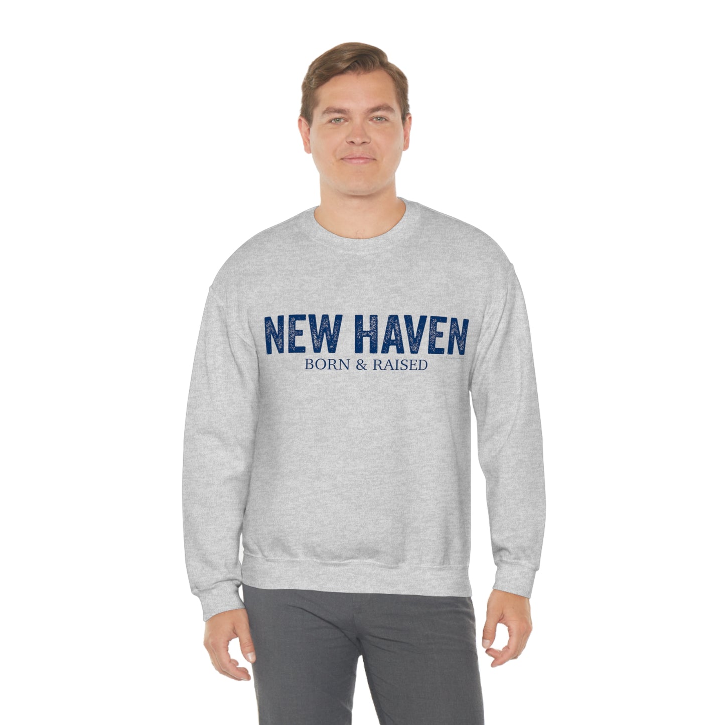 New Haven Born & Raised Unisex Heavy Blend™ Crewneck Sweatshirt