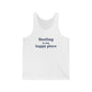 Sterling is My Happy Place Unisex Jersey Tank Top