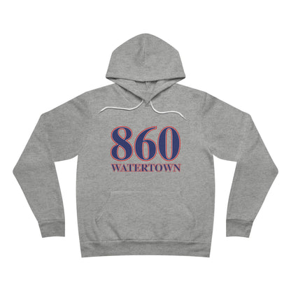 860 Watertown Red White & Blue Unisex Sponge Fleece Pullover Hoodie