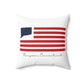 Thompson Connecticut Flag Spun Polyester Square Pillow