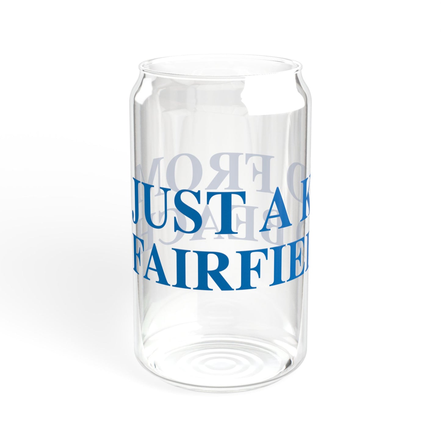 Just a kid from Fairfield Beach Sipper Glass, 16oz