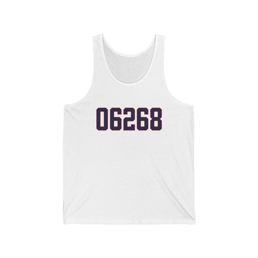 06268 Storrs Connecticut Zip Code Unisex Jersey Tank Top