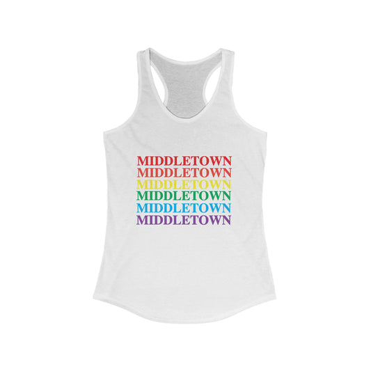 Middletown Pride Women's Ideal Racerback Tank