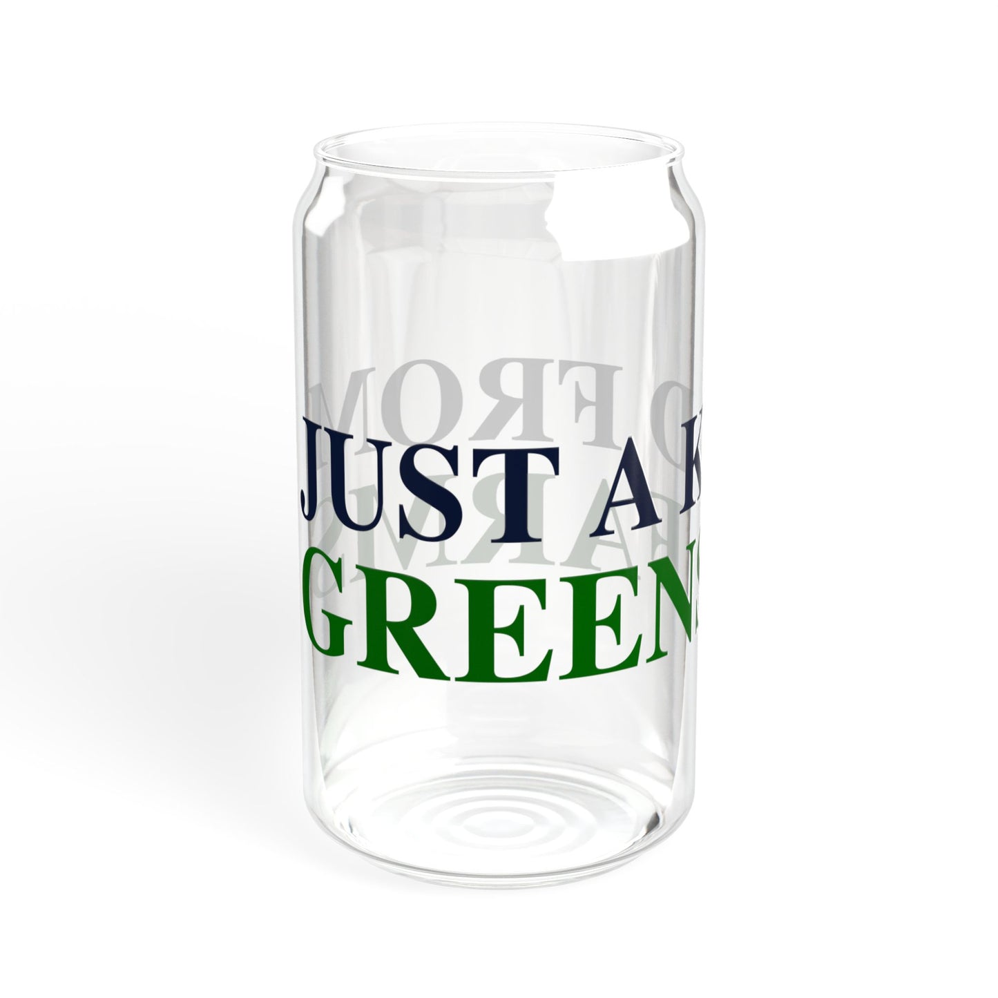 Just a kid from Greens Farms Sipper Glass, 16oz
