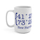 New Fairfield Coordinates Mug 15oz