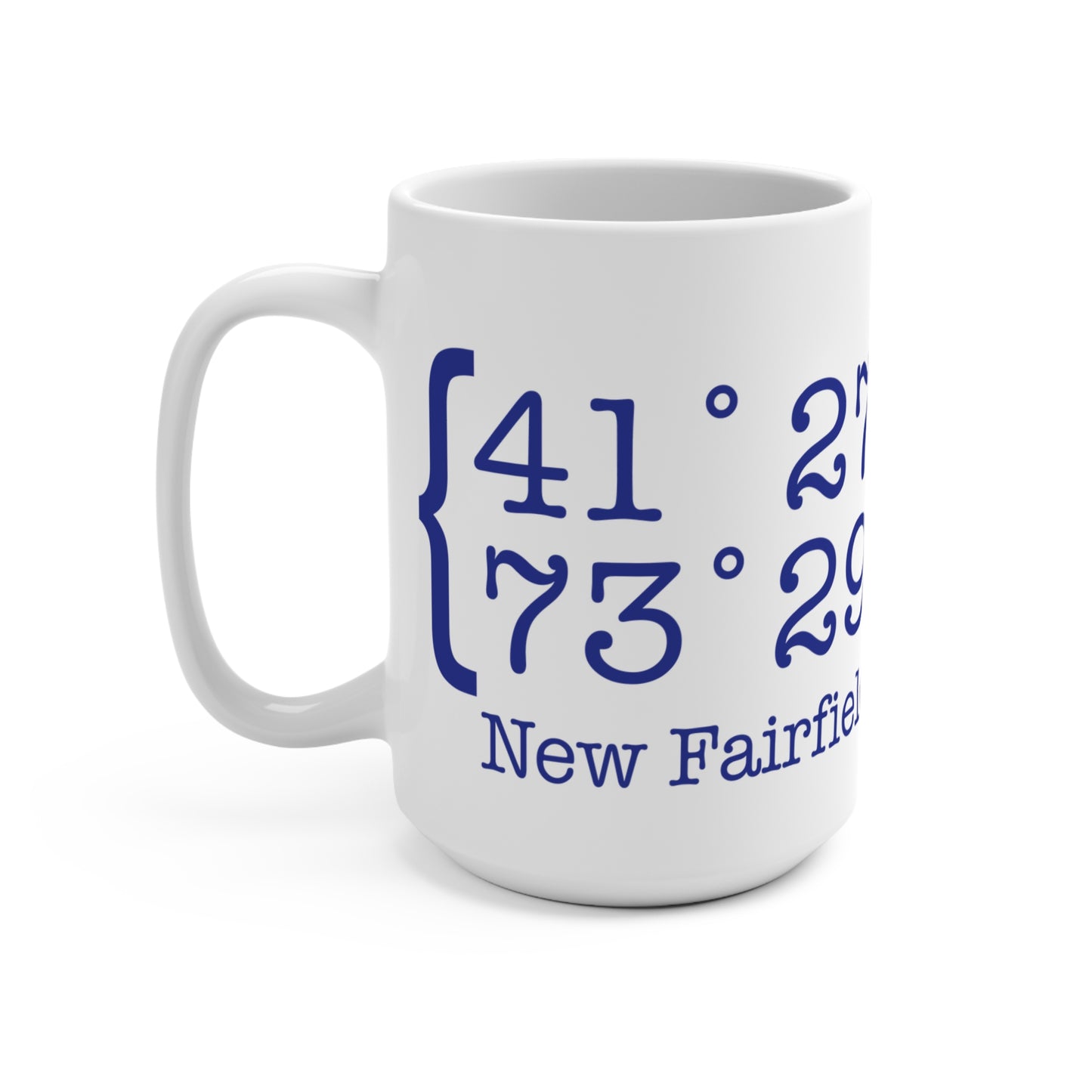 New Fairfield Coordinates Mug 15oz