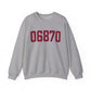 06870 - Greenwich Connecticut Zip Code Unisex Heavy Blend™ Crewneck Sweatshirt