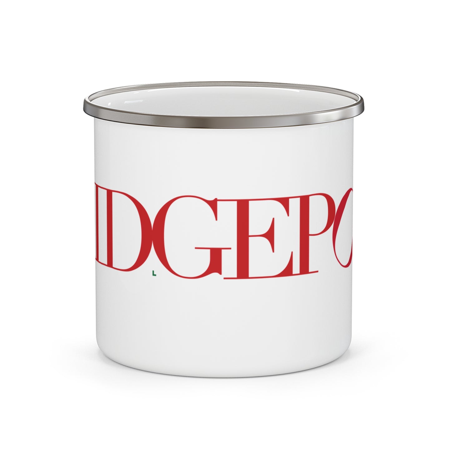 41 Tilt Bridgeport Enamel Camping Mug