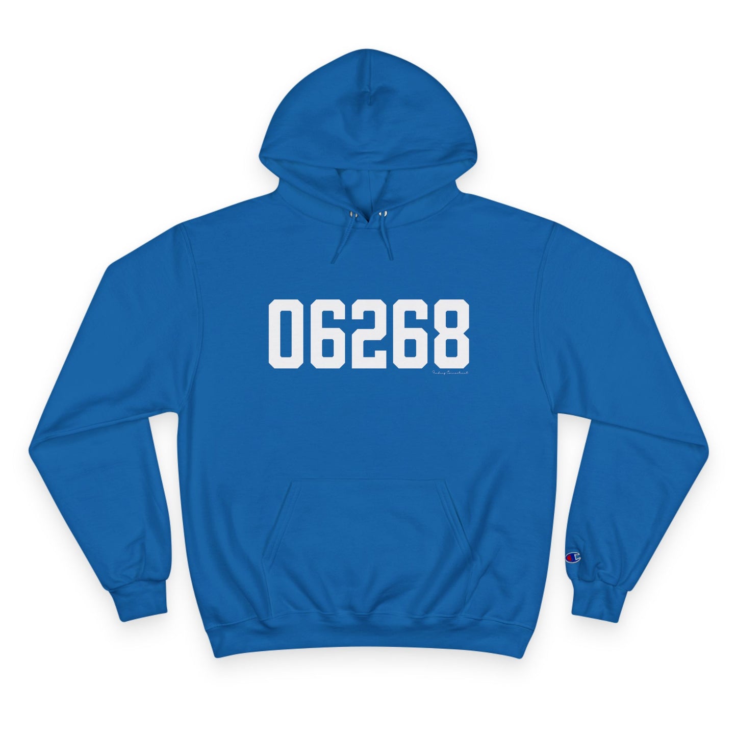 06268 - Mansfield Connecticut Zip Code Champion Hoodie