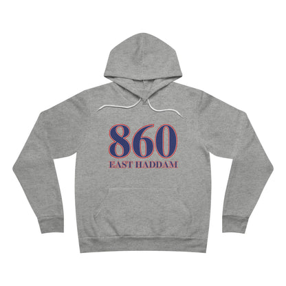 860 East Haddam Red White & Blue Unisex Sponge Fleece Pullover Hoodie
