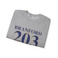 Branford 203 Connecticut Unisex Heavy Blend™ Crewneck Sweatshirt