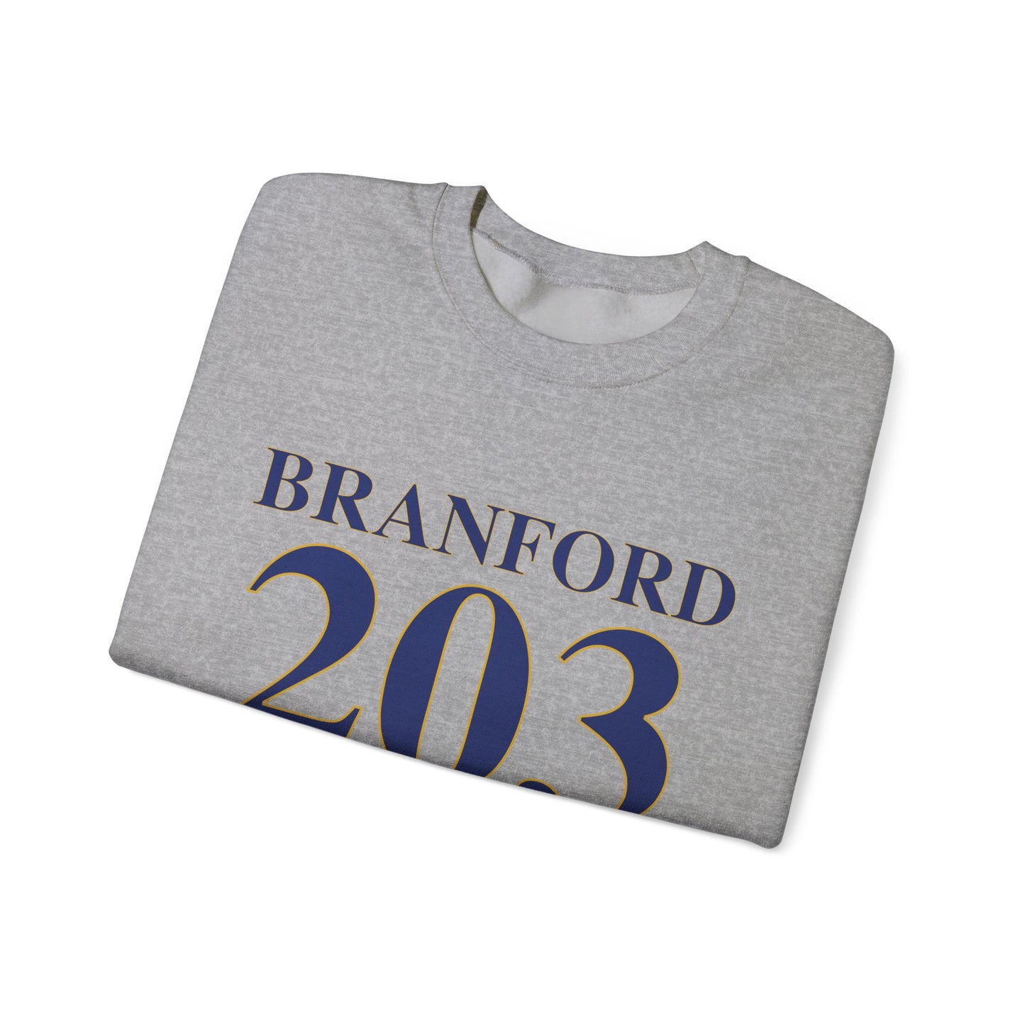 Branford 203 Connecticut Unisex Heavy Blend™ Crewneck Sweatshirt