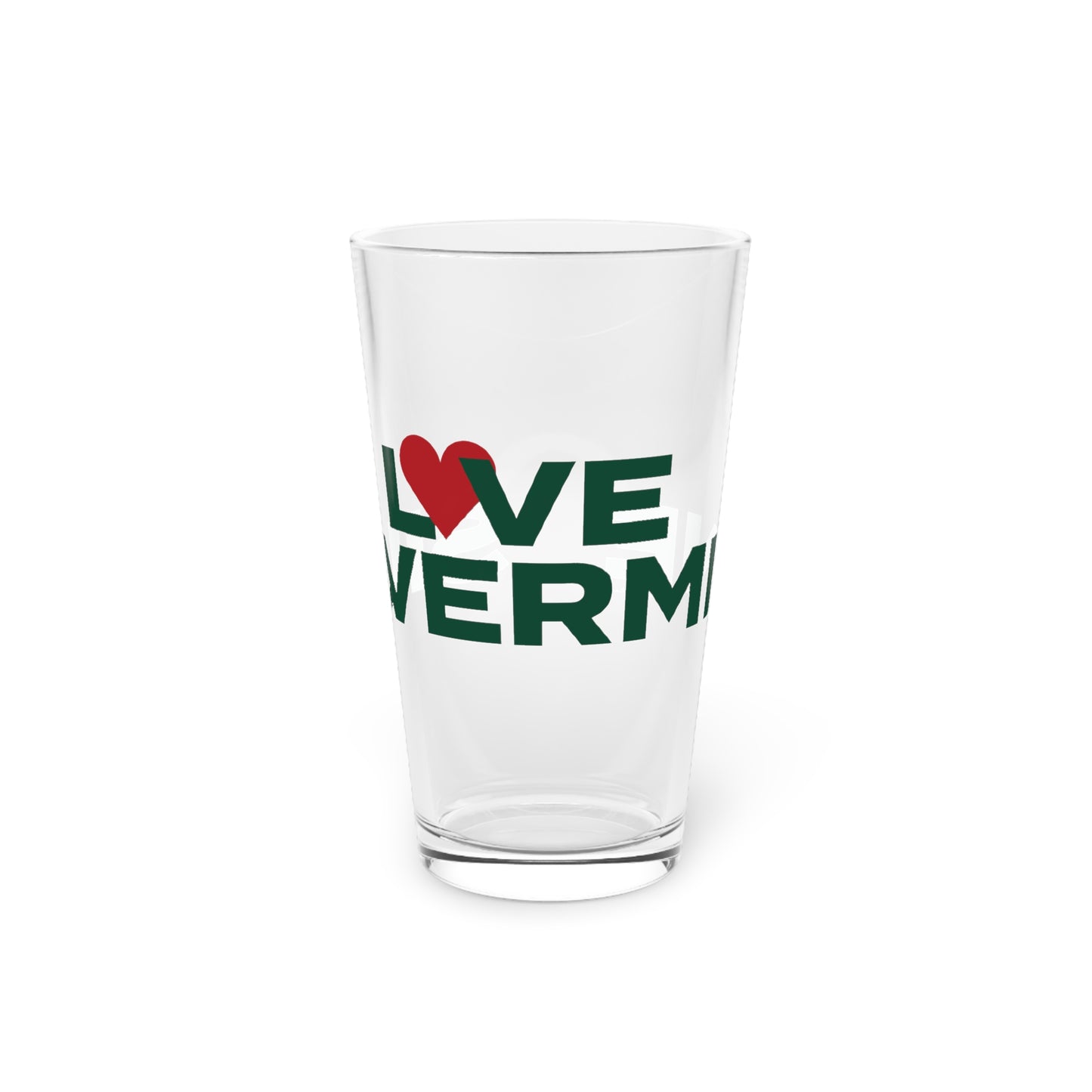 Love Silvermine Pint Glass, 16oz