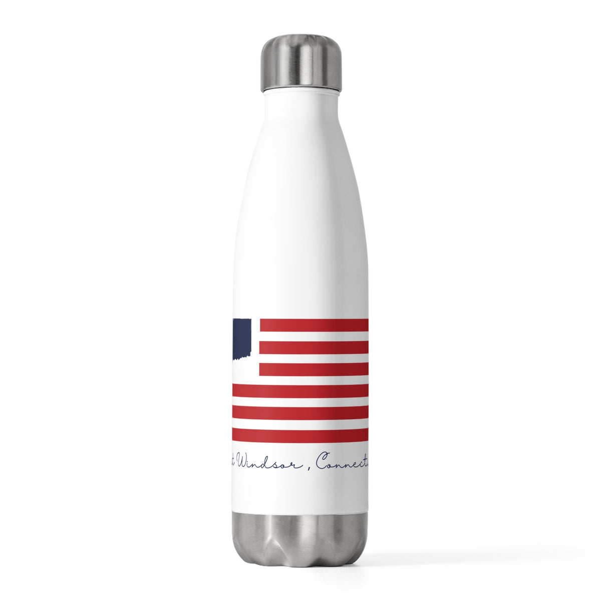 East Windsor Connecticut Flag 20oz Insulated Bottle