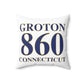 Groton 860 Connecticut Spun Polyester Square Pillow
