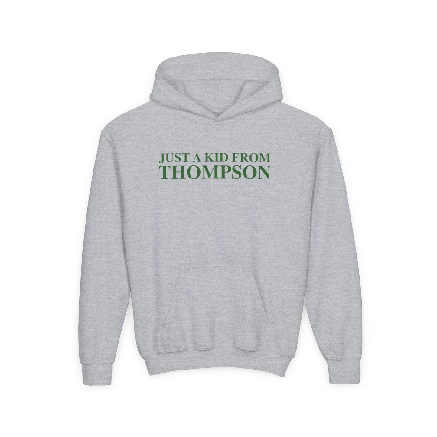 Just a kid from Thompson Youth Heavy Blend Hooded Sweatshirt