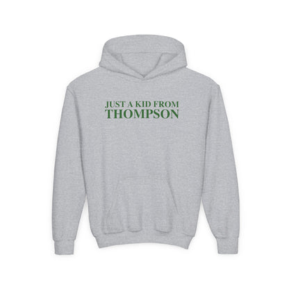 Just a kid from Thompson Youth Heavy Blend Hooded Sweatshirt