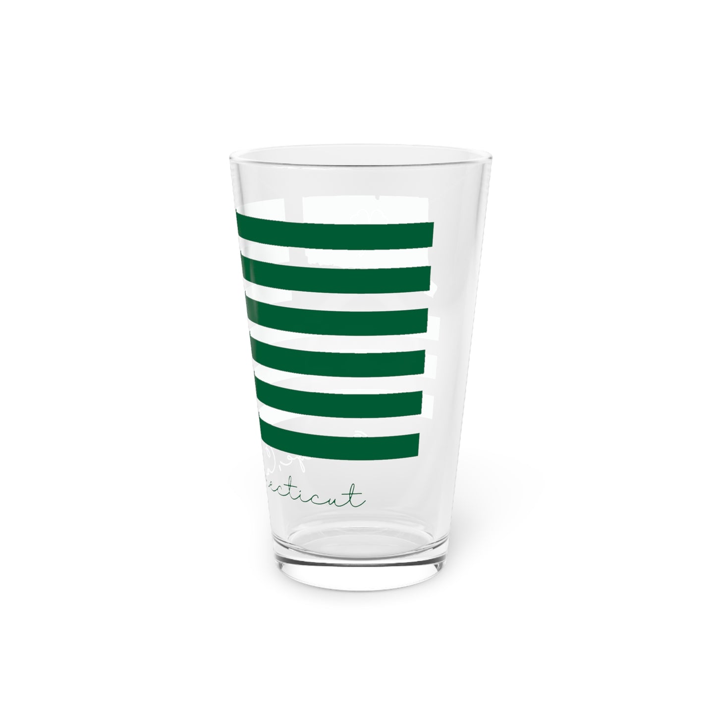 Orange Connecticut St. Patrick’s Day Flag Pint Glass, 16oz