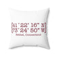 Bethel Coordinates Spun Polyester Square Pillow