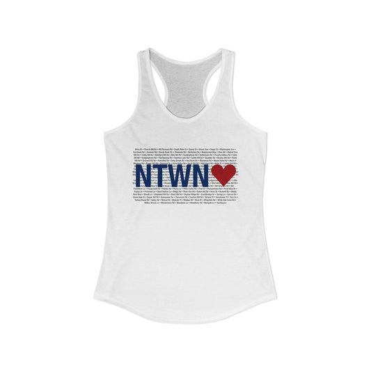 Newtown Love Women's Ideal Racerback Tank Top