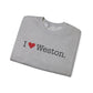 I Heart Weston. Unisex Heavy Blend™ Crewneck Sweatshirt