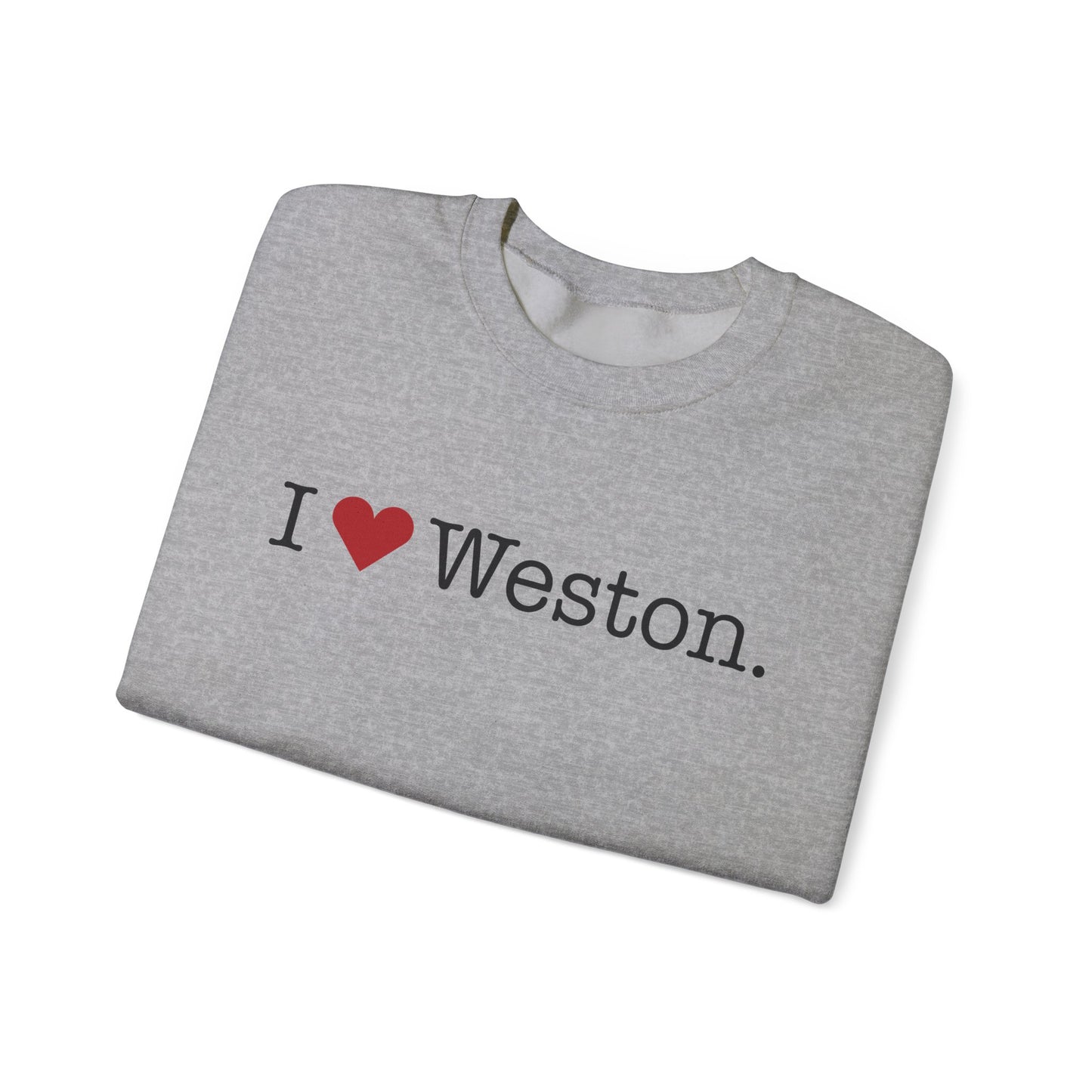 I Heart Weston. Unisex Heavy Blend™ Crewneck Sweatshirt