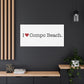 I Heart Compo Beach. Matte Canvas, Stretched, 1.25"