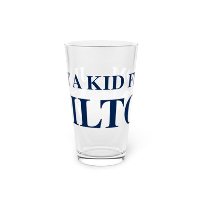 Just a kid from Wilton Pint Glass, 16oz