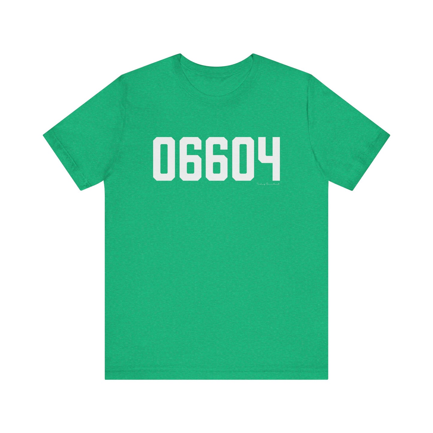 06604 Bridgeport CT Zip Code Unisex Jersey Short Sleeve T-Shirt
