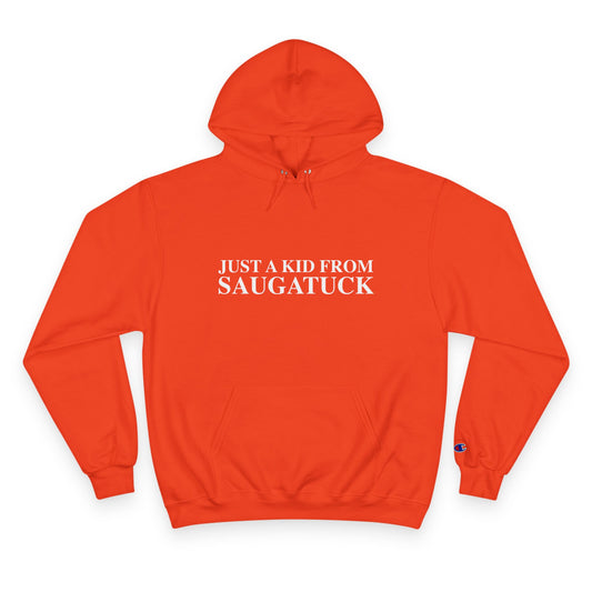 Just a kid from Saugatuck Champion Hoodie