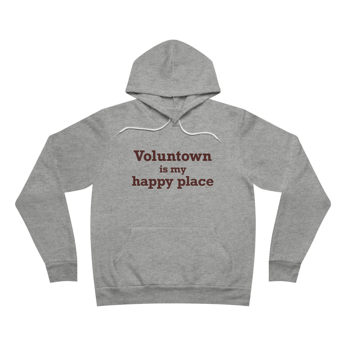 Voluntown is My Happy Place Unisex Sponge Fleece Pullover Hoodie
