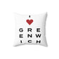 Greenwich Vision Spun Polyester Square Pillow