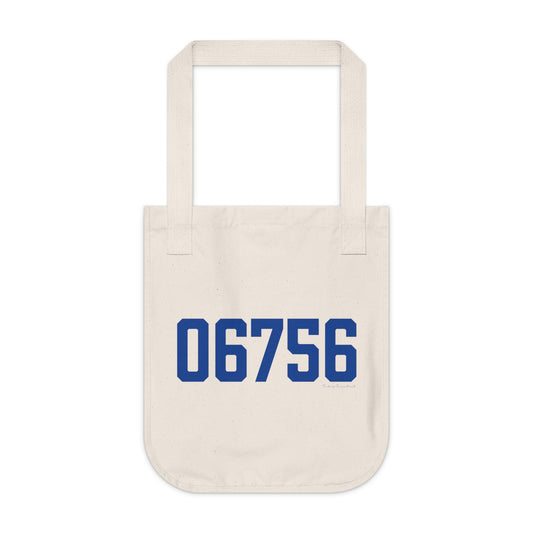 06756 Goshen Connecticut Zip Code Organic Canvas Tote Bag