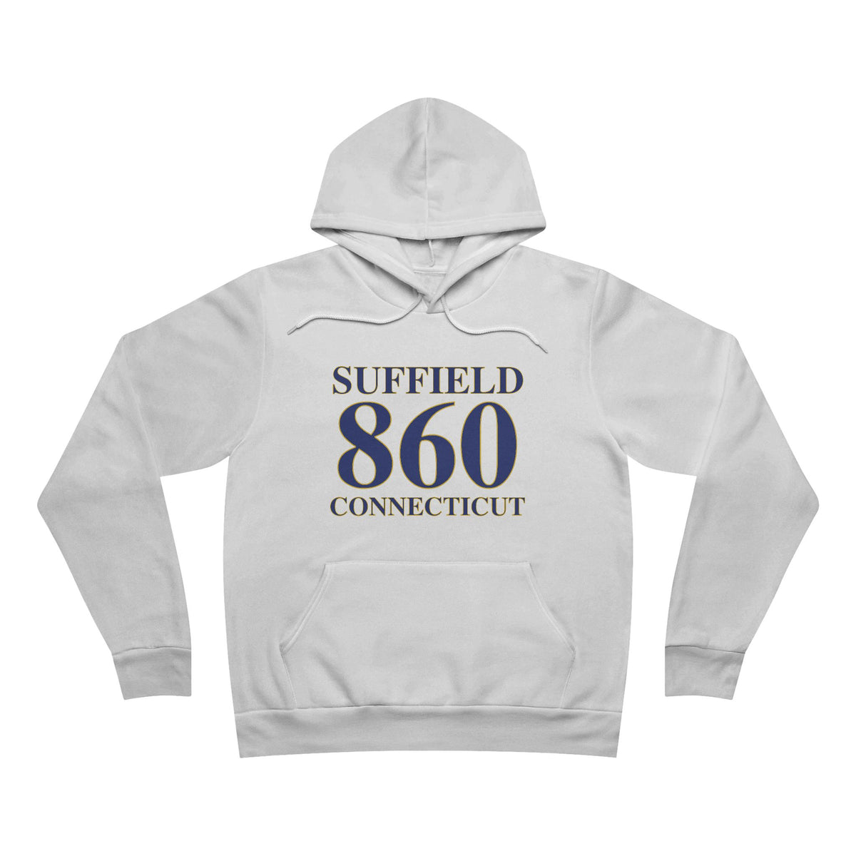 Suffield 860 Connecticut Unisex Sponge Fleece Pullover Hoodie