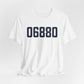 06880 Westport Connecticut Zip Code Unisex Jersey Short Sleeve T-Shirt