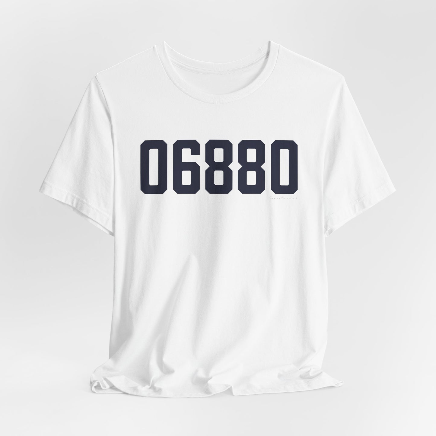 06880 Westport Connecticut Zip Code Unisex Jersey Short Sleeve T-Shirt