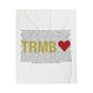 Trumbull Love Velveteen Plush Blanket