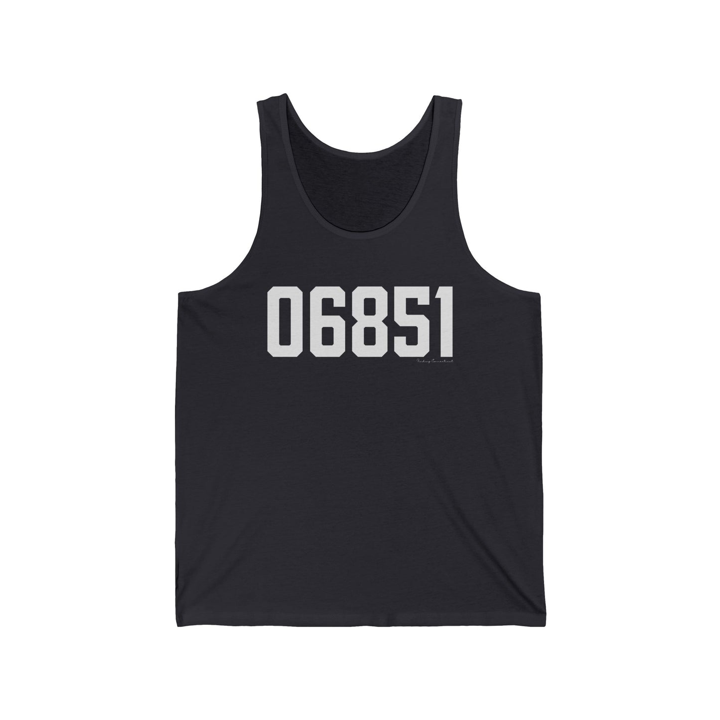 06851 Norwalk CT Zip Code Unisex Jersey Tank Top