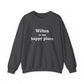 Wilton is my Happy Place Unisex Heavy Blend™ Crewneck Sweatshirt