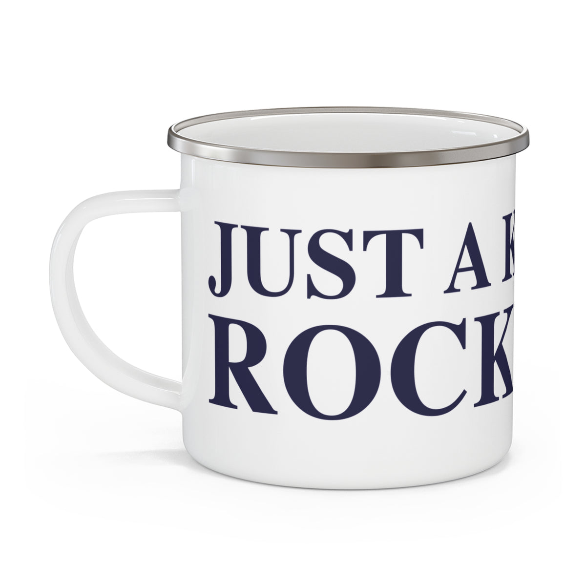 Just a kid from Rocky Hill Enamel Camping Mug