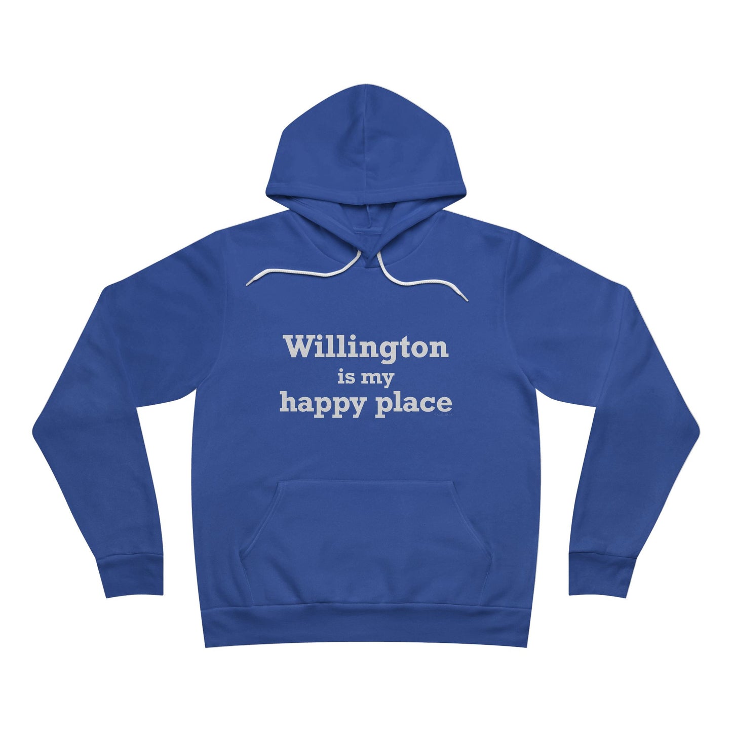 Willington is My Happy Place Unisex Sponge Fleece Pullover Hoodie