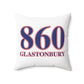 860 Glastonbury Red, White & Blue Spun Polyester Square Pillow