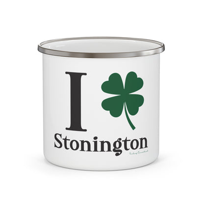 I Clover Stonington Enamel Camping Mug