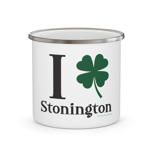 I Clover Stonington Enamel Camping Mug