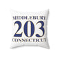 Middlebury 203 Connecticut Polyester Square Pillow