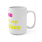 Goose Shows Are My Happy Place - Yellow & Pink Mug 15oz