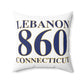 Lebanon 860 Connecticut Spun Polyester Square Pillow