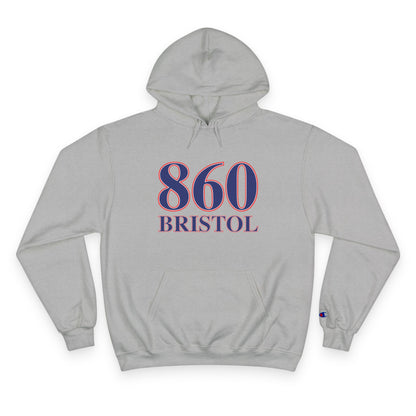 860 Bristol Red White & Blue Champion Hoodie