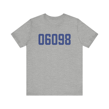 06098 Winchester Connecticut Zip Code Jersey Short Sleeve T-Shirt