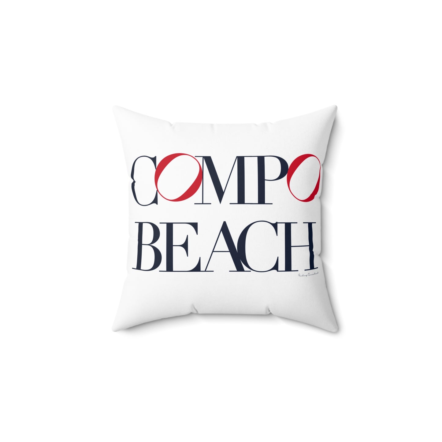 41 Tilt Compo Beach Spun Polyester Square Pillow